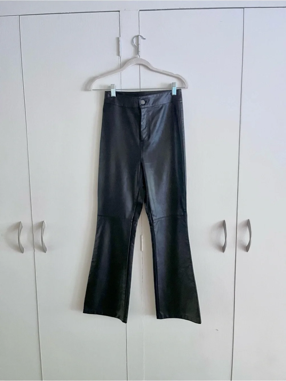 Free People Faux Leather Hi-Rise Bootcut